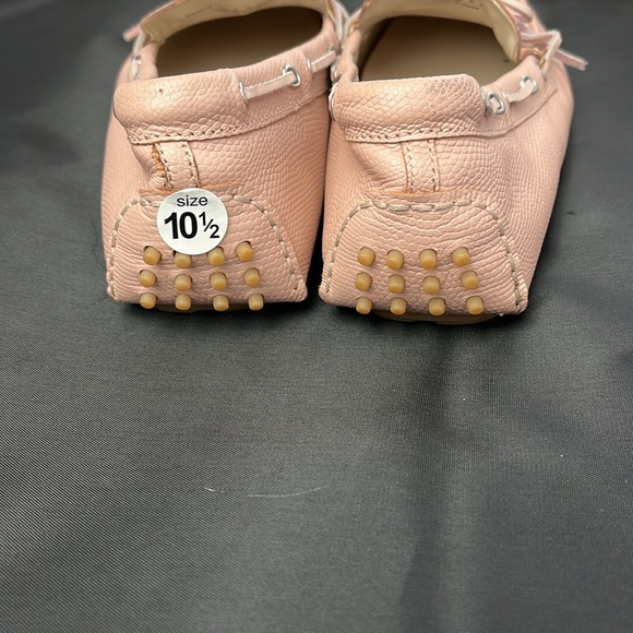 COLE HAAN PINK BOW DRIVING MOCCASINS SIZE 10.5 - Picture 3 of 6